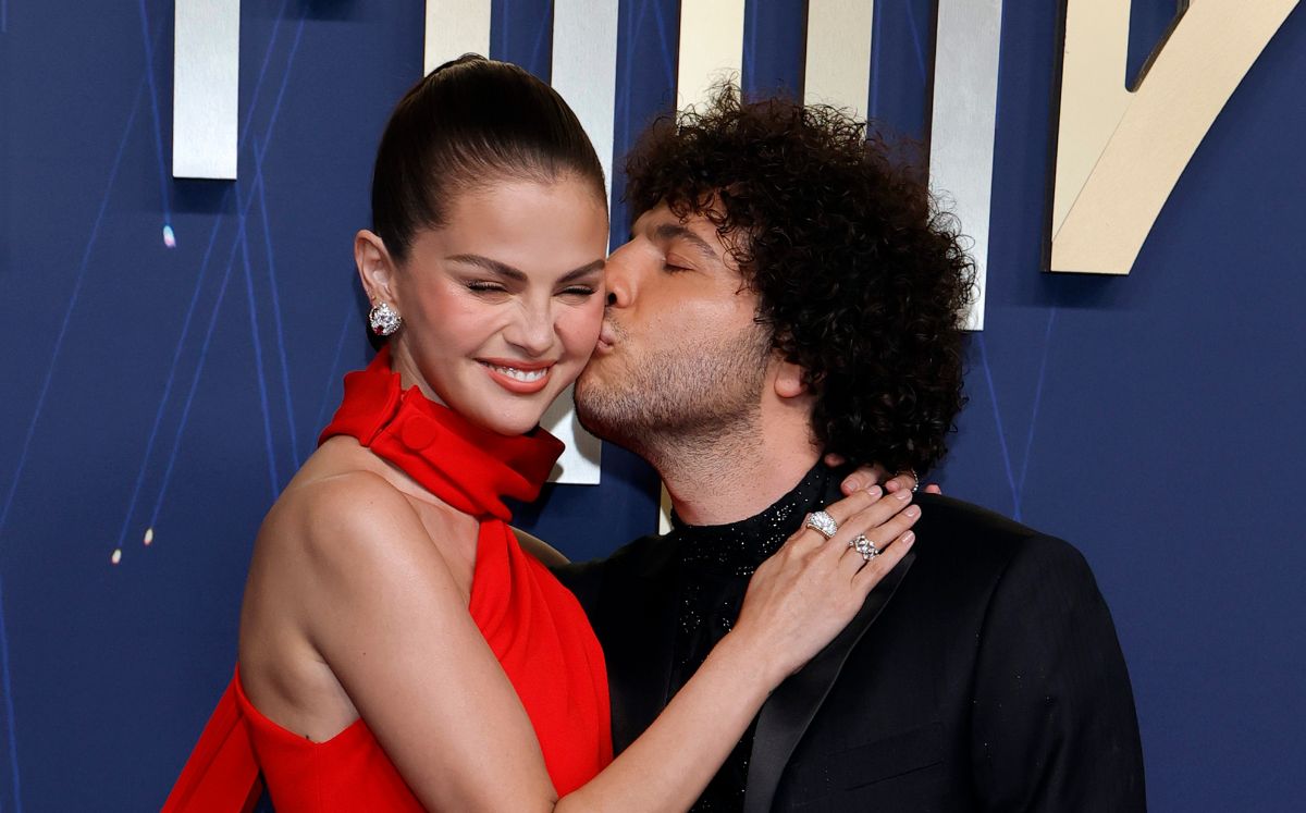 Selena Gomez brilló en su ensayo de boda, previo a su esperada unión con Benny Blanco (Getty Images)