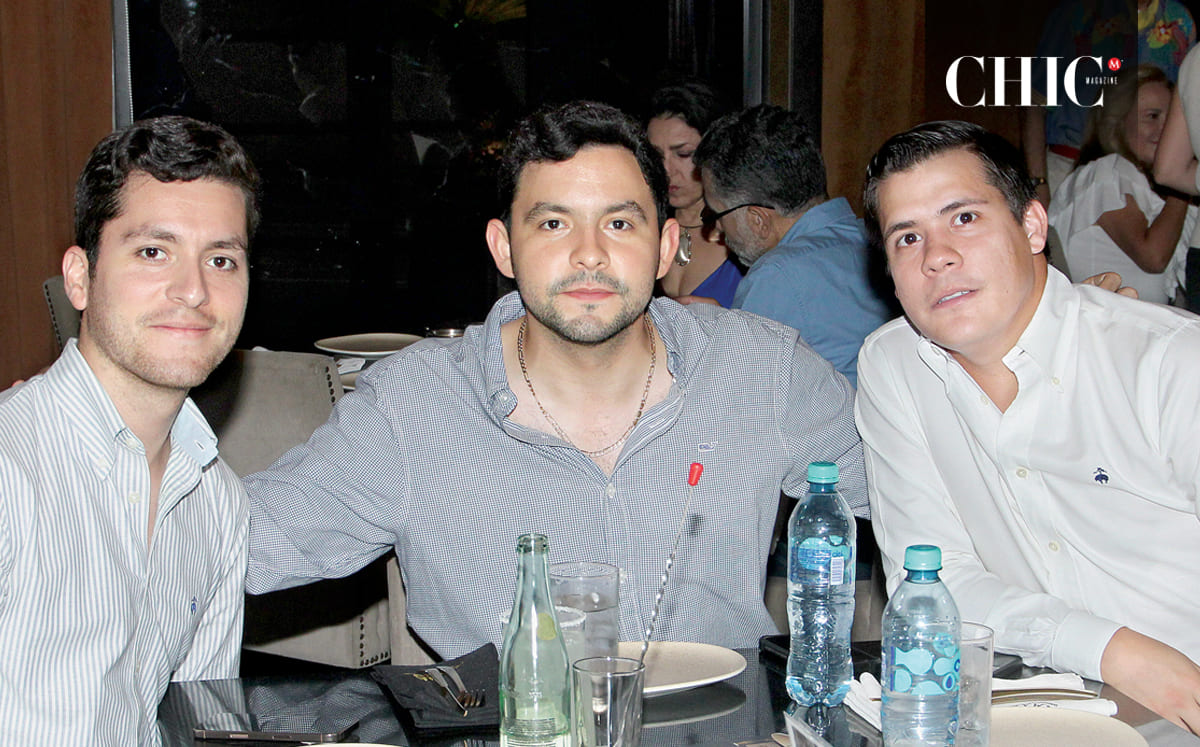 Fabián Terán, Luis Delgado y Luis Violante