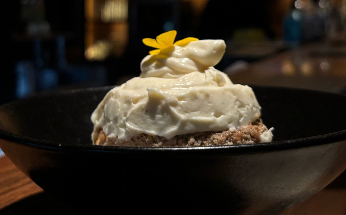 Pastel tres leches Houjicha