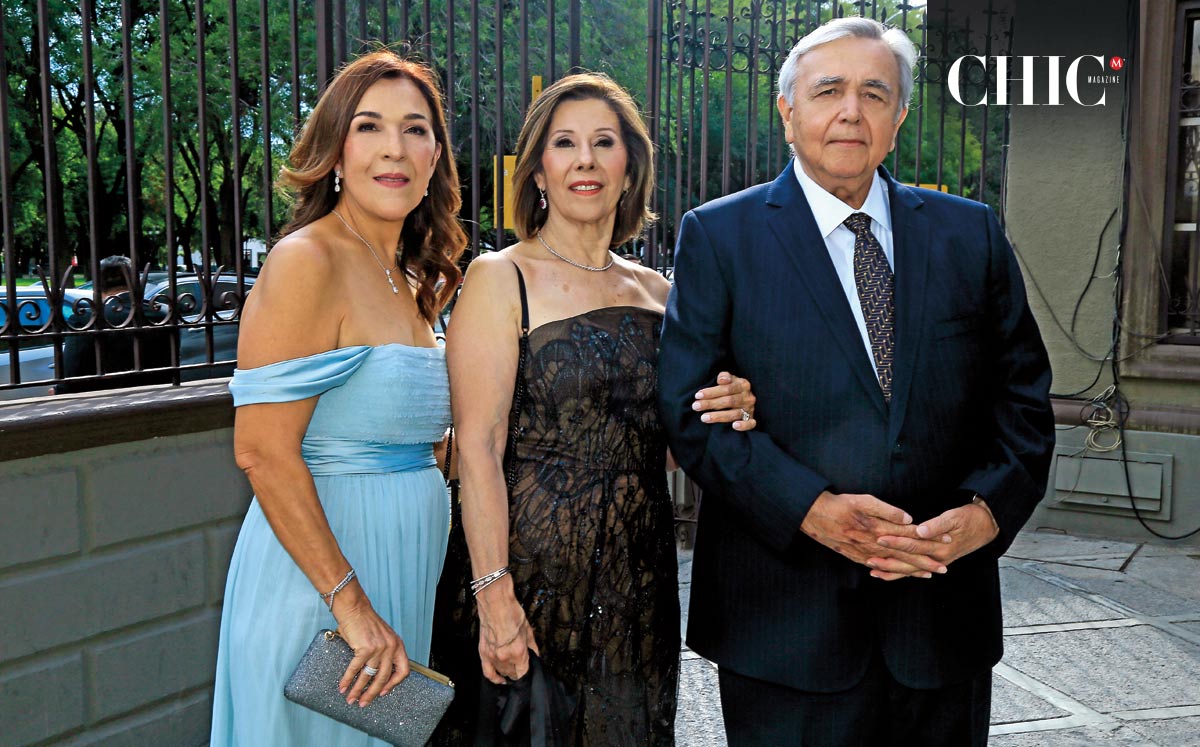 Celina Lozano, Alejandra De León de Zamacona e Ignacio Zamacona