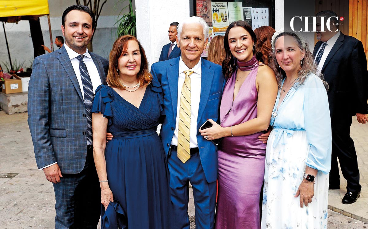 Félix Riojas, Rosa Elia Bremer, Bernardo Bremer, Cordelia Bremer y Roby Bremer