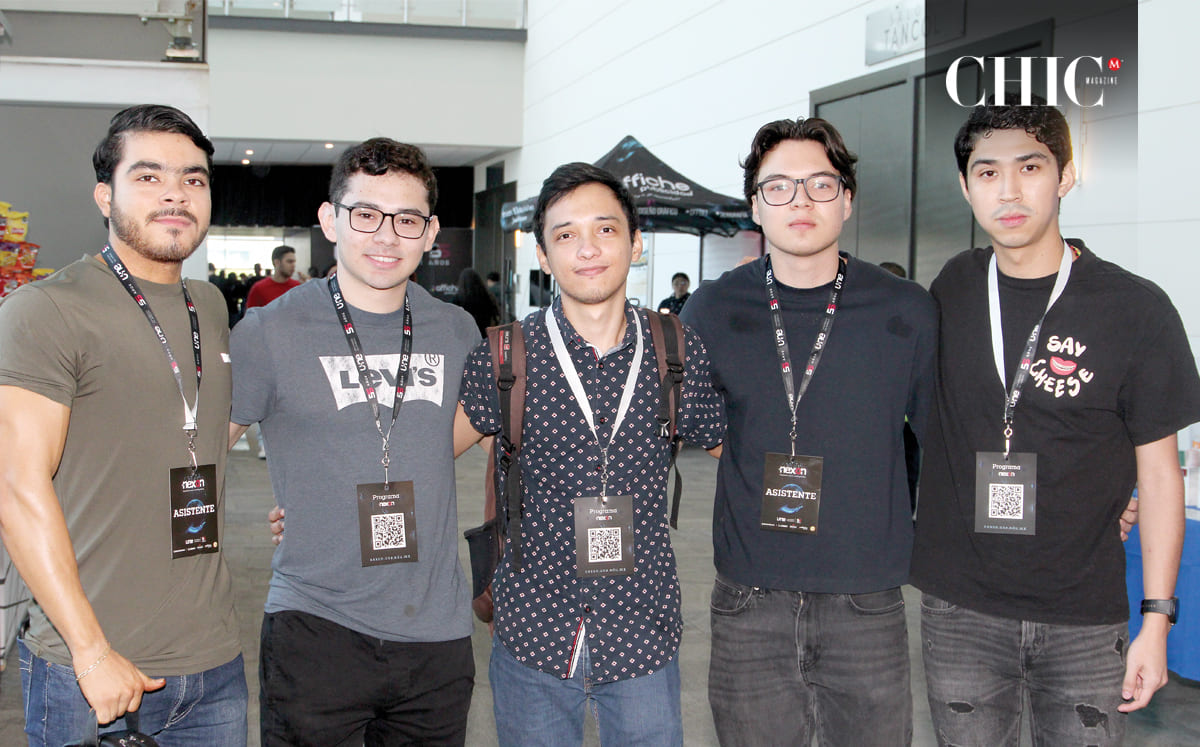 Javier Arenas, Josué Pineda, Alexis Martínez, Oscar Medina y Kevin Pérez