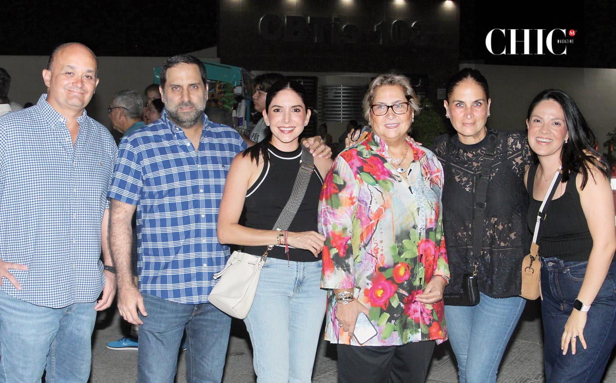 Alejandro Alvear, Henry Feres, Paulina Manautou, Ivonne Moses, Ivonne Feres y Carmen Cuétara