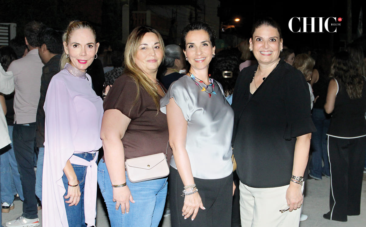 Tere Blake, Lulú Cortés, Yolanda Hickman y Sandra Abisad
