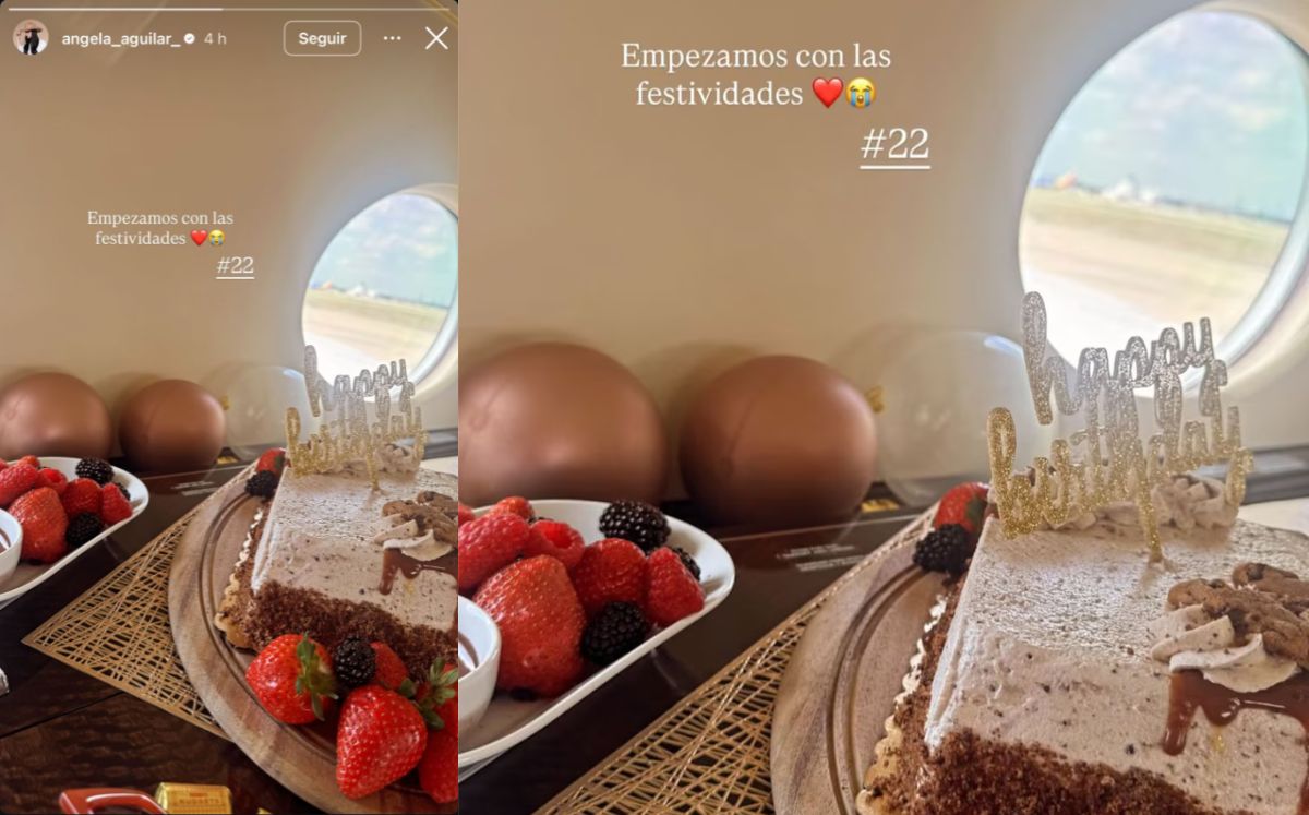 Foto del regalo de cumpleaños de Ángela Aguilar (Instagram)