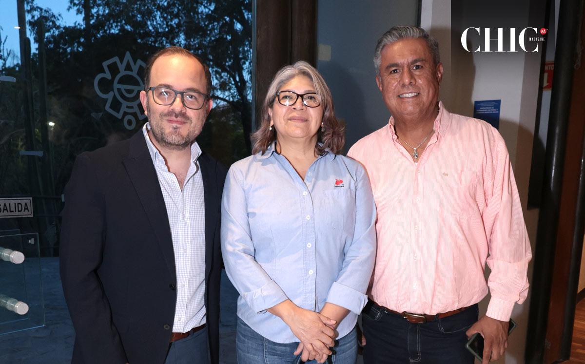 Alberto Braña, Silvia Landeros y Omar Escobedo