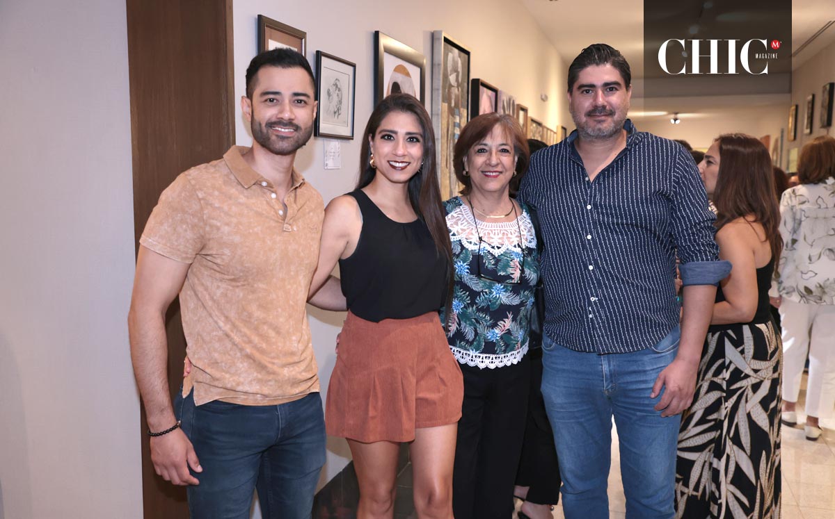Bernardo Augurio, Isolda Jiménez, Isolda Rodríguez y Pedro Jiménez