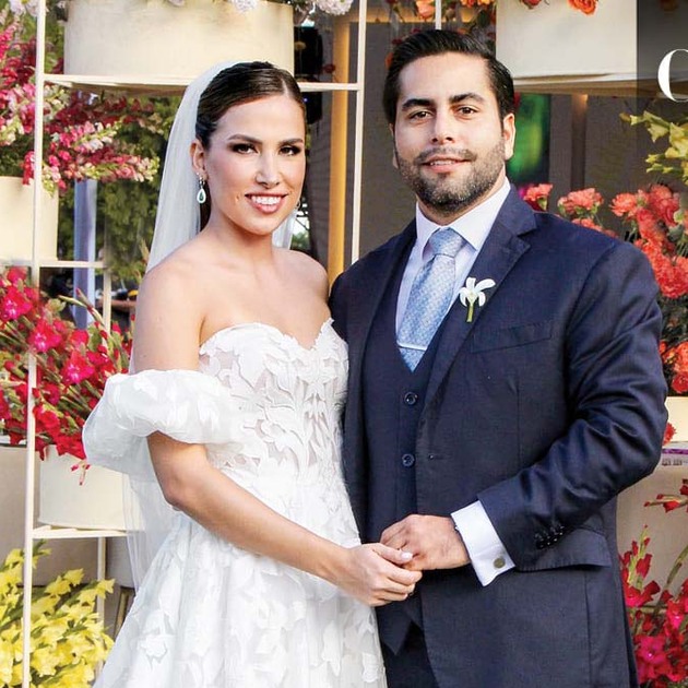 Verónica Martin del Campo y Jorge Morris