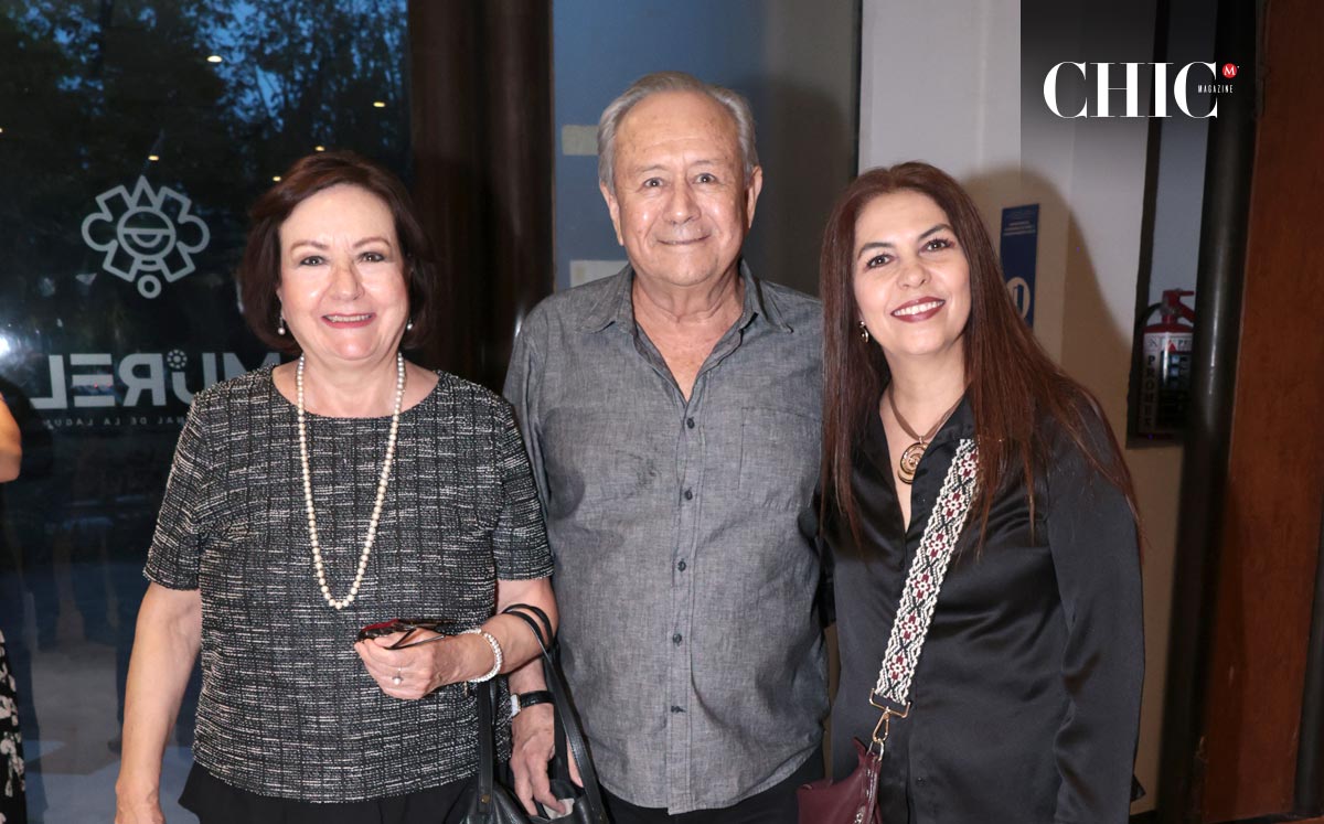 María Isabel Saldaña, Jorge Pámanes y Dolores Rivera