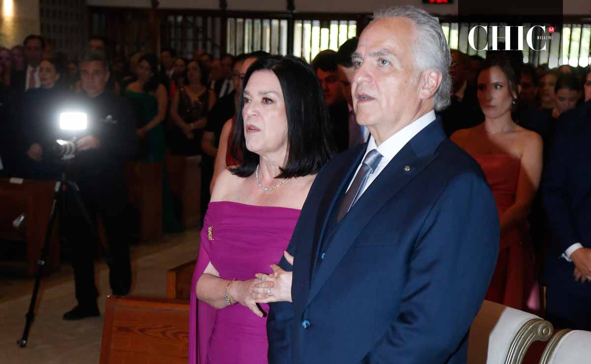 Papás de la novia. Genoveva Chapa De Zubieta y Landa y Jorge Zubieta y Landa / Fotos: Claudio Guajardo
