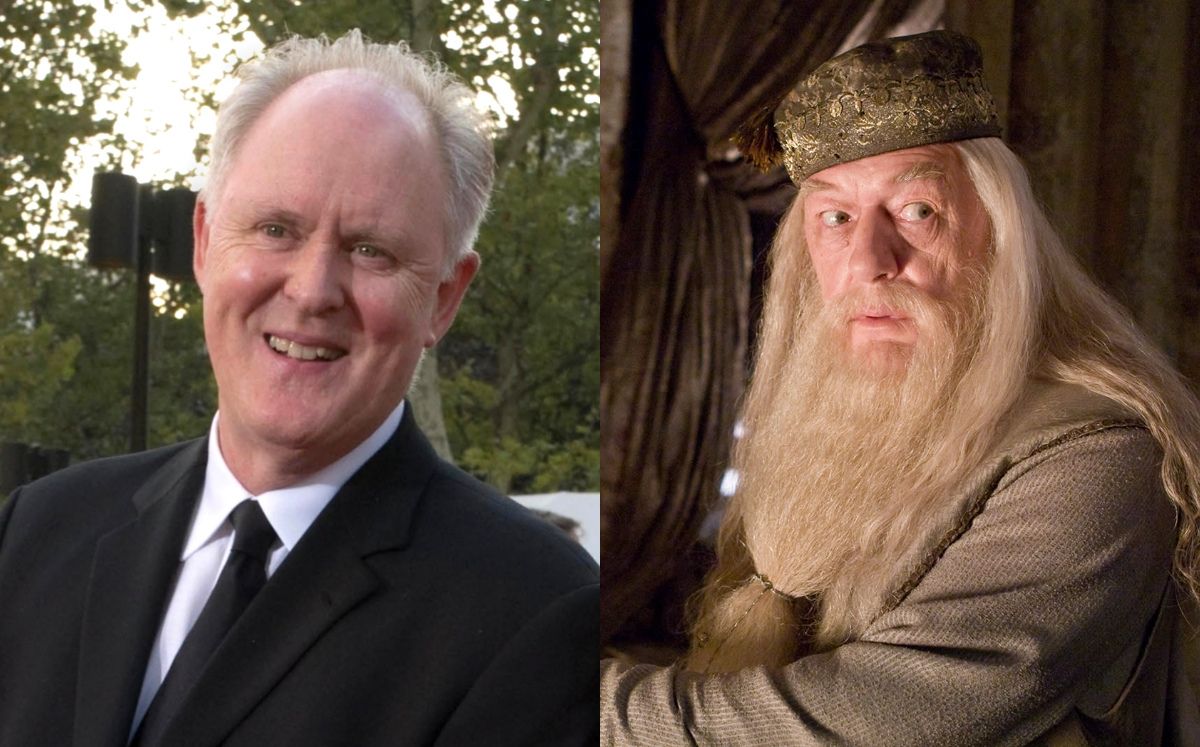 Así se ve John Lithgow como Dumbledore en la serie de Harry Potter (Foto: Instagram)