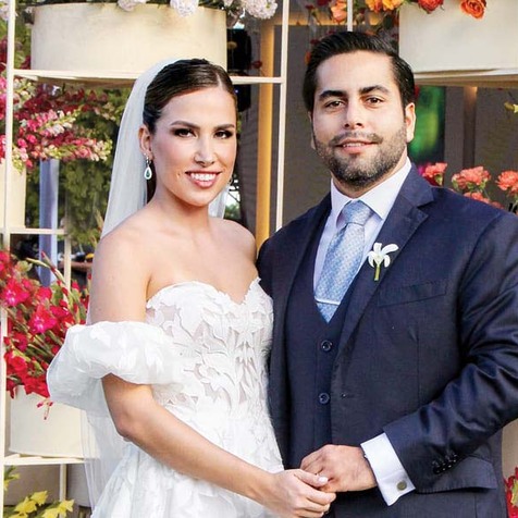 Verónica Martin del Campo y Jorge Morris
