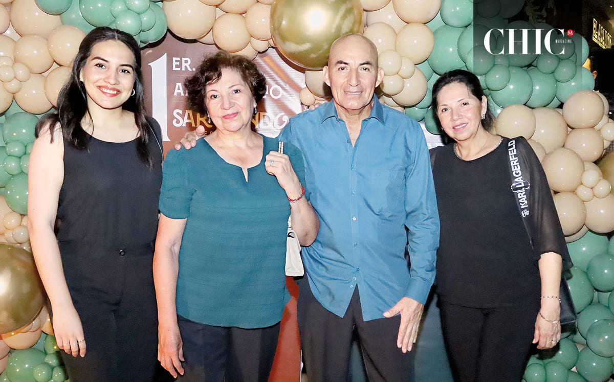 Giselle Cortina, Catalina Castillo, Javier Castillo y Yolanda Castillo