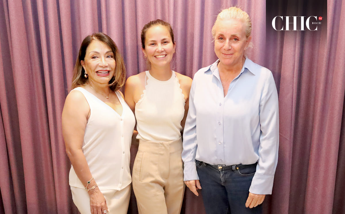 Raquel Monroy, Ashanty Valdez y Margaret Quinell