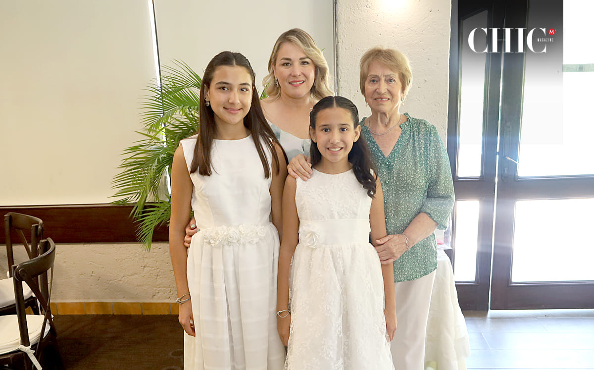 Julieta Altamirano, Pamela Angulo, Elena Altamirano y Coty Porras