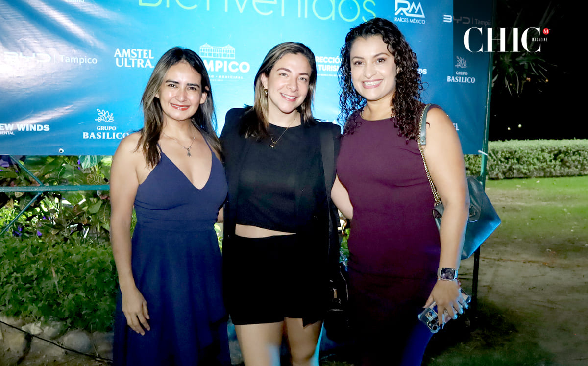 Liliana Raga, Jacquie Manzur y Alicia Salas