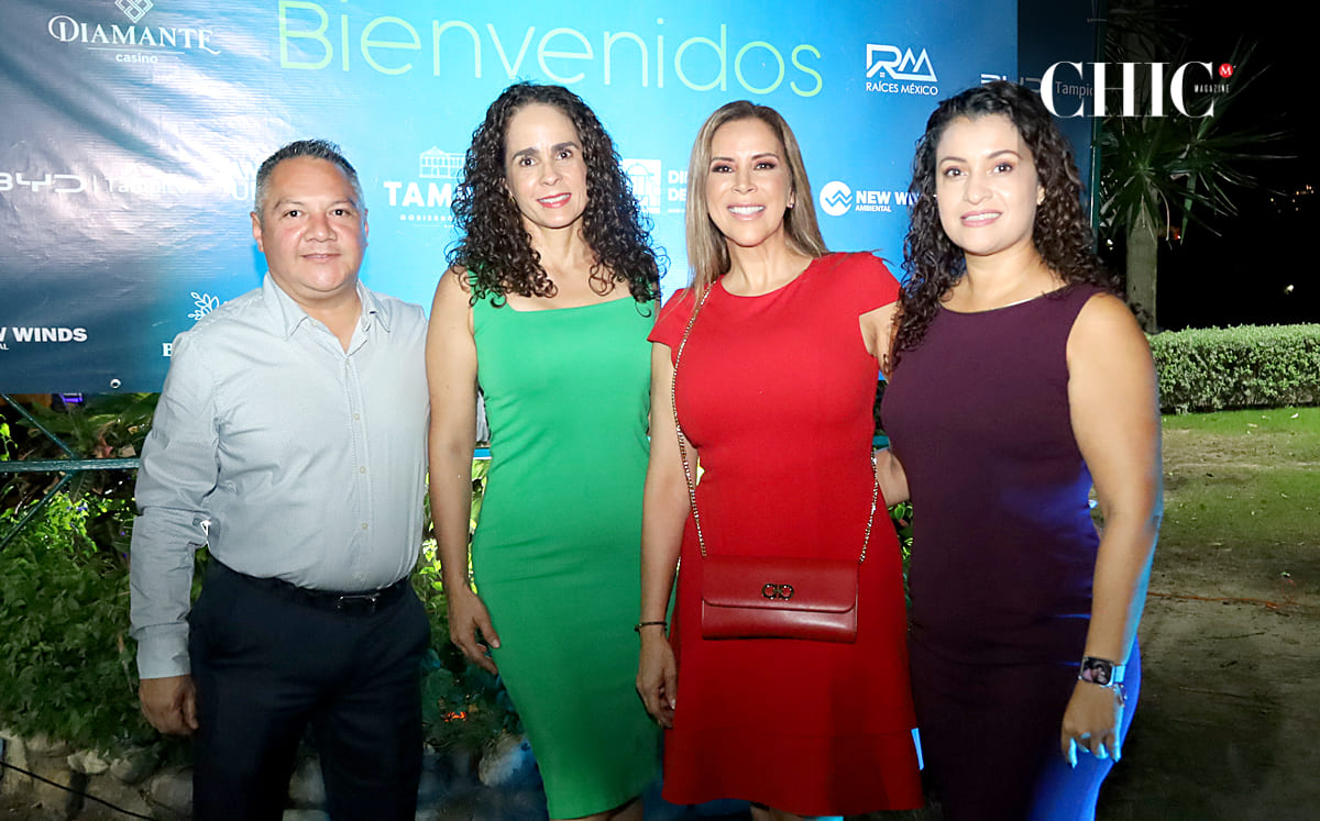 Oscar Orta, Isa Luna, Karina Galván y Alicia Salas