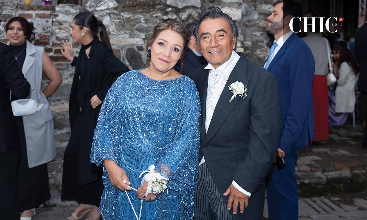 Papás del novio. Estela Castell y Luis Felipe Ponce