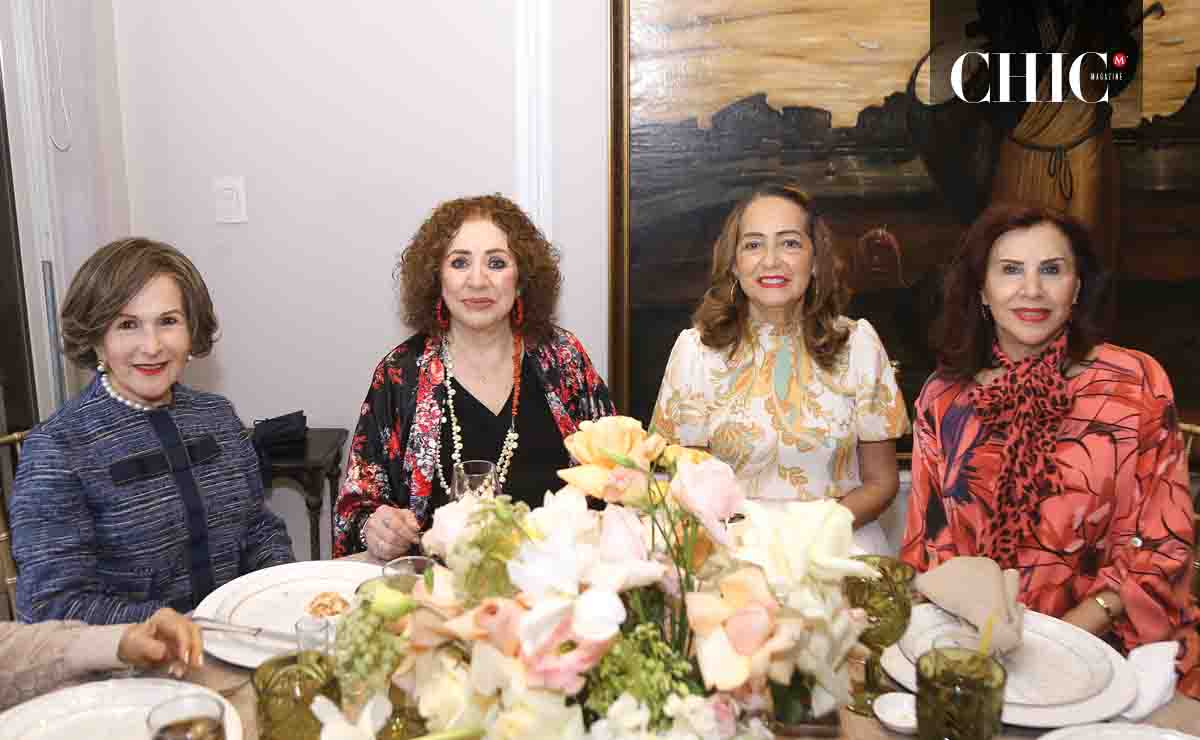 Adriana Tijerina, Irene Múzquiz, Carmen Herrera y Martha Morales de García / Fotos: Roberto Alvarado