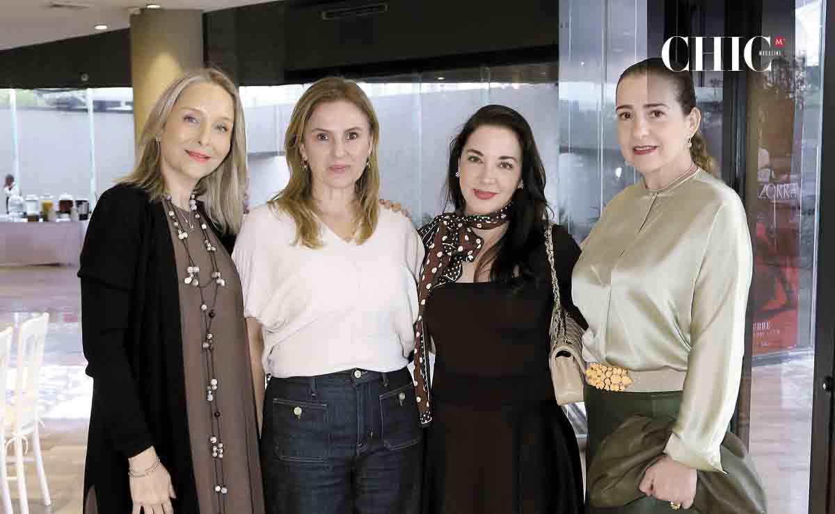 Adriana Zavala, Gaby de Gracida, Magaly de Villarreal y Karla Ferrigno / Fotos: Roberto Alvarado