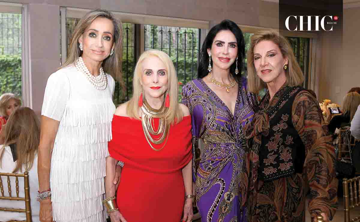 Alexandra Castro, Tey González de Salas, Martha Martínez de Ruiz y Mina Villarreal de Gustafson / Fotos: Roberto Alvarado