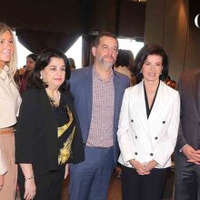 Alicia Santos, Alicia Boesch de Santos, Federico Santos, Gaby Vargas y Alberto Santos / Fotos: Daniel Saldívar