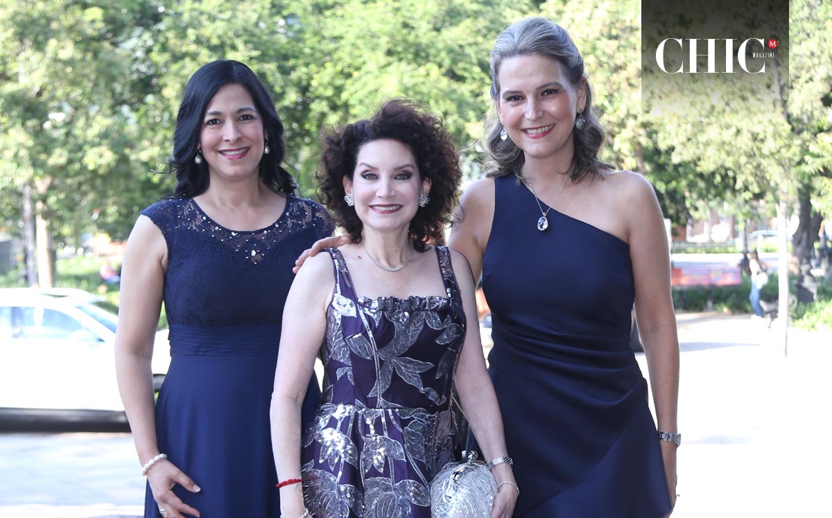 Any Cantú de Pozas, Lupita Treviño de Albuerne y Martha Meléndez