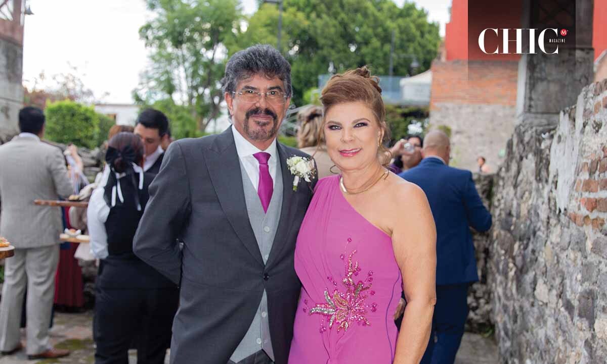 Papás de la novia. Alejandro Corona y Atala Figueroa