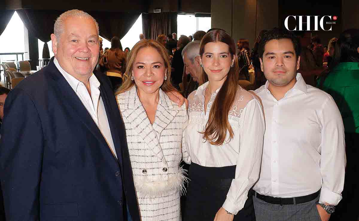 Fernando Noyola, Cristy Pérez de Noyola, Diana Coindreau y Fernando Noyola / Fotos: Daniel Saldívar