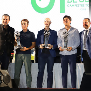 Antonio Safa, Gabriel Derbez, Alain Petitjean, Ángel Aguirre Piña y Julián Alba