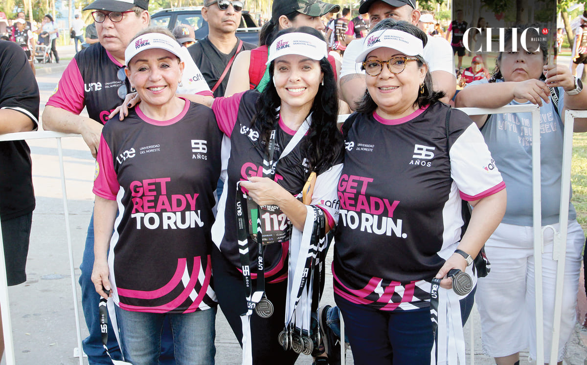 Gloria Sandoval, Mónica Luengas y Yolanda Eva Reyes