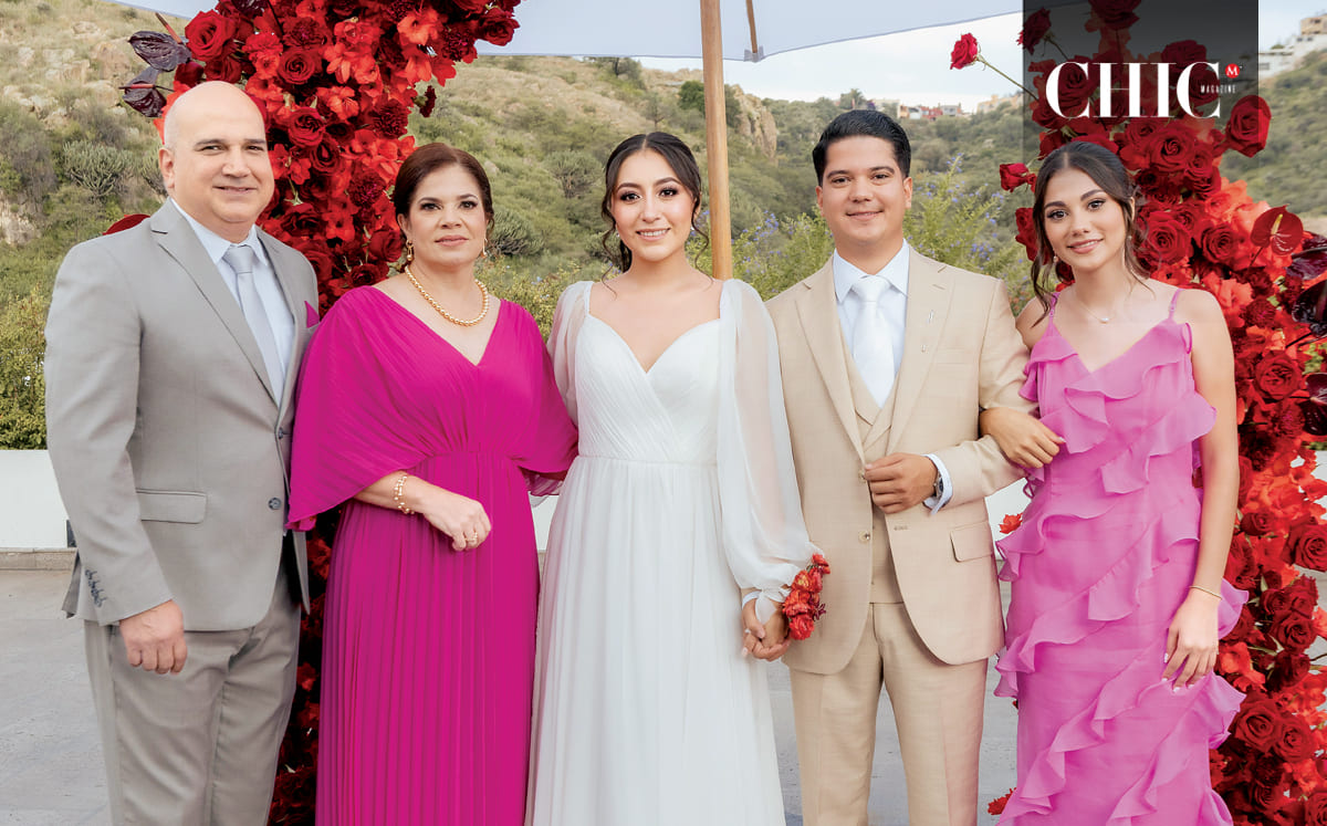 José Moreno, Myrna Sigrist, Jessica Briseño, José Moreno y Brenda Moreno
