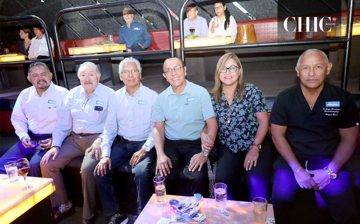 Julio Rodríguez, José Manuel Vega, Gustavo Pérez, José Reyes, Silvia Gallegos y Sergio Turrubiates