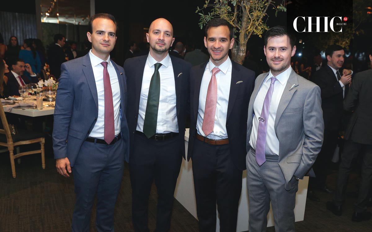 Alberto Elizondo, Patricio Elizondo, Bernardo Elizondo y Memo Gutiérrez