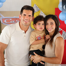 Carlos Zatarain, Emilio Zatarain y Nini Luna