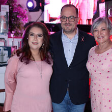 Emilú Cázares, Alberto Braña y Yolanda Jaramillo