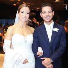 Roberta Treviño Hayek y Andrés Llovera. Fotos: Daniel Saldívar