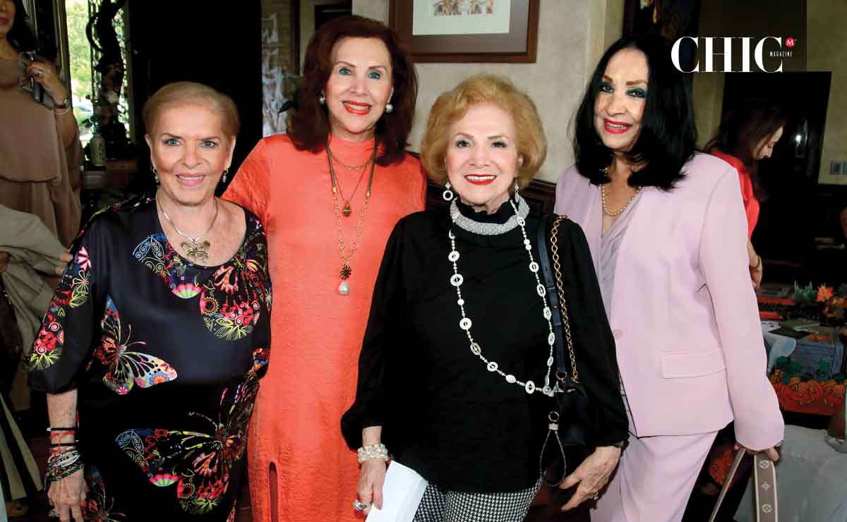Rosy Cabrera, Martha Rangel, Sandra Santos de De la Garza y Tere González de Roble / Fotos: Omar Valdez