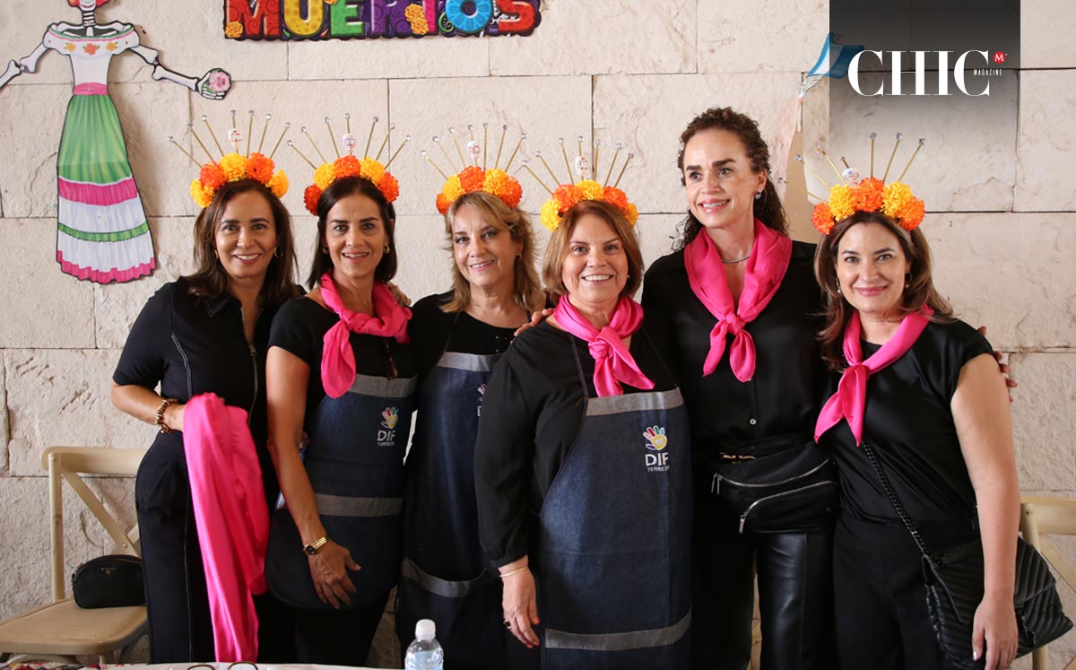 Voluntarias del DIF. Diana, Tete, Elena, Lupita, Angelica y Corina