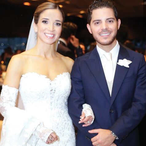 Roberta Treviño Hayek y Andrés Llovera. Fotos: Daniel Saldívar