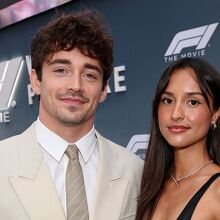 Charles Leclerc y Alexandra Saint Mleux viven una historia muy privada, pero ¿cómo inició? (Getty Images)