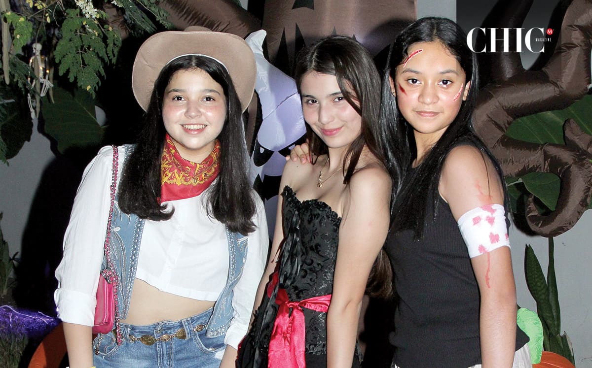 Ximena Ruiz, Frida Salazar y Andrea Jimenez