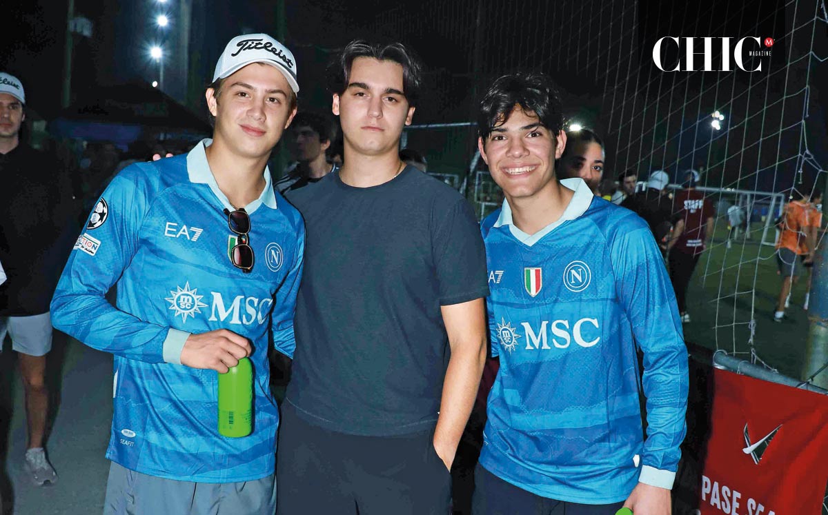 Maximiliano De la Torre, Emilio Fautsch y Carlos García