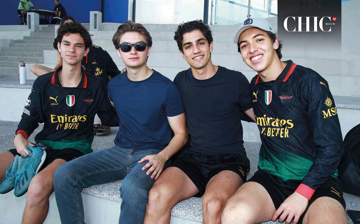 Tiago Leal, Roberto Canales, Pablo Estrada y Gabriel Niño de Rivera