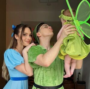 Lele Pons y Guaynaa celebraron su primer Halloween como papás con su bebé Eloísa (Instagram/Getty Images)