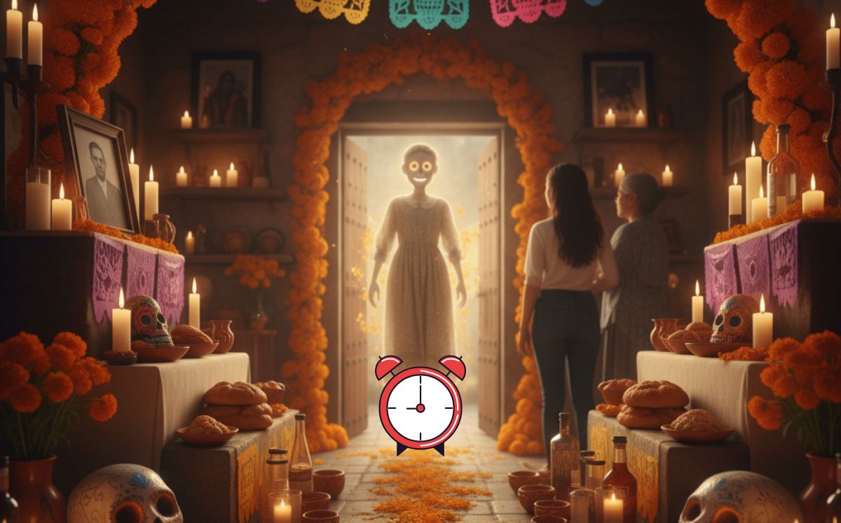 La hora exacta en que los difuntos llegan a casa, según la tradición mexicana (IA)