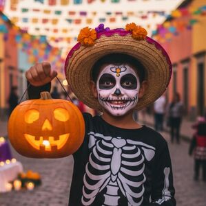 En México se piden dulces tanto en Halloween como en Día de Muertos. Descubre qué día corresponde a cada tradición y por qué (IA)