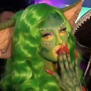 Belinda brilló en su tradicional Beliween 2025 al transformarse en Greta, de Gremlins (Instagram)