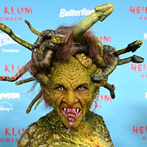Heidi Klum se transforma en Medusa para su fiesta anual de Halloween (Getty Images)