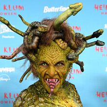 Heidi Klum se transforma en Medusa para su fiesta anual de Halloween (Getty Images)